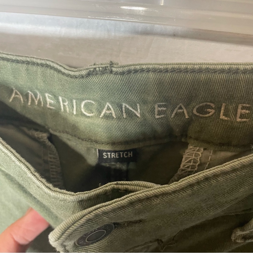 American Eagle AE Wide Leg Baggy Cargo Pants Size 16 - Picture 4 of 7
